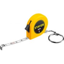 STAYER MINI 1м / 6мм рулетка-брелок 34140-1_z02