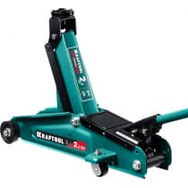 KRAFTOOL RIGID 2.2т 130-375мм подкатной домкрат с увеличенным подъемом 43452-2