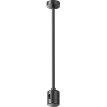 Крепление потолочное Medium 300мм с прямым коннектором питания Flarity черный Maytoni Accessories for tracks Flarity TRA158С-IPC1-B