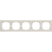 Рамка на 5 постов Werkel Stark WL04-Frame-05-ivory слоновая кость 4690389059360