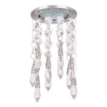 Встраиваемый светильник Ecola MR16 CR1005 GU5.3 Glass хром/прозрачный FL16RVECB