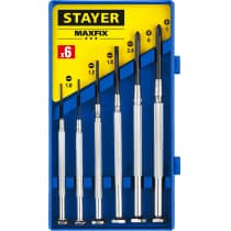 Отвертки часовые для особоточных работ 6 предм., STAYER 2560-H6_z02