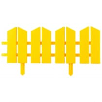 Бордюр декоративный GRINDA 16Х300 см, желтый ЛЕТНИЙ САД 422225-Y