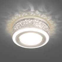 Встраиваемый светильник Gauss Backlight BL090 белый/белый GU5.3 3W Led 3000K