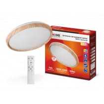 Светильник светодиодный COMFORT WOOD 75Вт 230В 3000-6500K 6000Лм 500x90мм с пультом ДУ IN HOME 4690612035758
