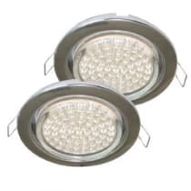 Встраиваемый светильник Ecola GX53 H4 2 pack хром FC53P2ECB