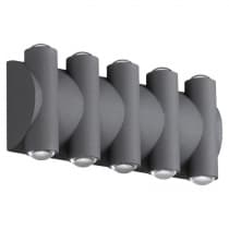 Ландшафтный настенный светильник IP54 LED 4000K 10W 85-265V CALLE 358569 STREET NT21 000 темно-серый   NOVOTECH CALLE 358569
