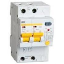 Дифференциальный автоматический выключатель IEK АД12М 2Р С20 30мА MAD12-2-020-C-030