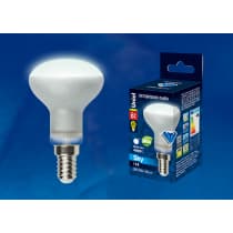 Лампа светодиодная Uniel LED-R50-6W/NW/E14/FR PLS02WH UL-00001492