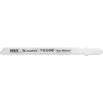 Полотна для электролобзика по металлу, 3 шт, T127D, 75 х 3 мм, HSS Matrix Professional 78208
