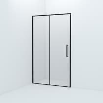 Душевая дверь IDDIS Slide черный алюминиевый профиль 120х195 см (SLI6BS2i69)
