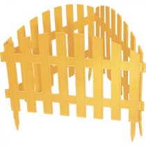 Забор декоративный Винтаж, 28 х 300 см, желтый, Россия, Palisad 65010