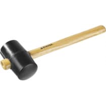 Киянка резиновая черная с деревянной ручкой STAYER 450 г 20505-65