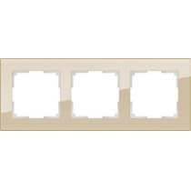 Рамка на 3 поста Werkel Favorit  WL01-Frame-03 шампань 4690389122972