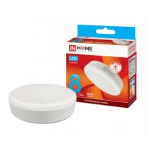 Лампа светодиодная LED-GX53-VC 8Вт 230В 4000К 640Лм IN HOME 4690612020730