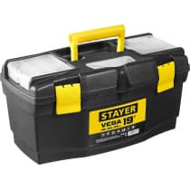 Ящик для инструментов VEGA-19 STAYER 490 х 250 х 250 мм (19"), пластиковый 38105-18_z03