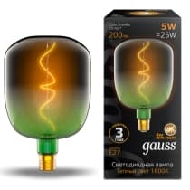 Лампа Gauss LED Filament Flexible V140-DC Green-Clear E27 5W 200lm 1800K 140*200mm 1009802105