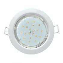 Встраиваемый светильник Ecola GX53 H4 белый FW53H4ECB