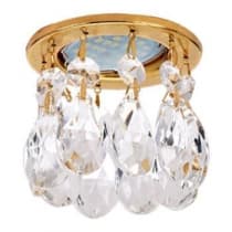 Встраиваемый светильник Ecola MR16 CR1006 GU5.3 Glass золото/прозрачный FE16RVECB