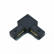 Коннектор L-тип IN HOME LRB-BL для шинопровода RB черный 4690612060620