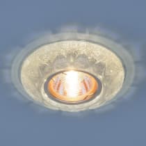 Встраиваемый светильник Elektrostandard 7249 серебряный блеск