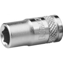 Торцовая головка KRAFTOOL 1/4", 7 мм, Cr-V сталь, хромированная 27815-07_z01
