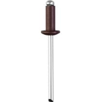 Алюминиевые заклепки Color-FIX, 3.2 х 8 мм, RAL 8017 шоколадно-коричневый, 50 шт., STAYER Professional 3125-32-8017