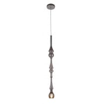 Подвесной светильник Crystal Lux LUX NEW SP1 D SMOKE