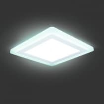 Встраиваемый светильник Gauss Backlight BL125 белый 12+4W Led 4000K