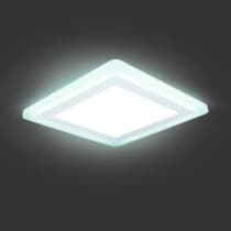 Встраиваемый светильник Gauss Backlight BL125 белый 12+4W Led 4000K