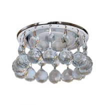 Встраиваемый светильник Ecola GX53 H4 5346 Glass хром/тонированный FC53RVECB