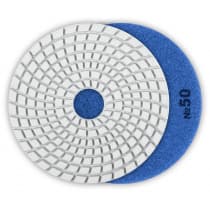 ЗУБР 100мм №50 алмазный гибкий шлифовальный круг (Черепашка) для мокрого шлифования 29866-050
