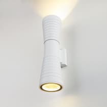 Уличный настенный светильник Elektrostandard Tube 1502 TECHNO LED белый
