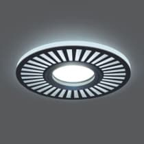 Встраиваемый светильник Gauss Backlight BL135 черный GU5.3 3W Led 4000K