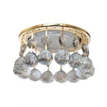 Встраиваемый светильник Ecola GX53 H4 5346 Glass золото/тонированный FD53RVECB