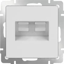 Розетка компьютерная двойная Ethernet RJ-45 Werkel белая W1181101