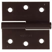 Петля разъемная MASTER STAYER 75 x 75 x 2.4 мм, 1 шт., цвет коричневый, левая 37613-75-3L