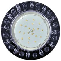 Встраиваемый светильник Ecola H4 5361 GX53 Чёрный FX53RNECB