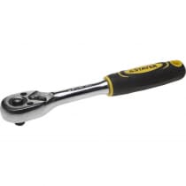 Трещотка для торцовых головок STAYER 1/4", 45 зубцов, Cr-V сталь 27786-1/4