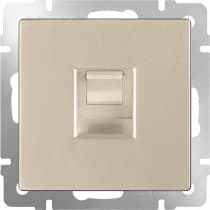 Розетка компьютерная Ethernet RJ45 Werkel WL11-RJ-45 шампань 4690389124532