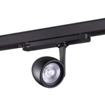Трехфазный трековый светодиодный светильник IP20 LED 4000K 15W HELIX 358174 PORT NT19 046 черный