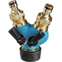 GRINDA PROLine BS, 3/4"-1", распределитель поливочный, с внутренней резьбой, двухканальный, из латуни 426112_z01