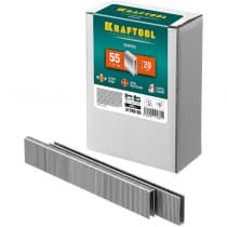 Скобы для степлера узкие KRAFTOOL скобы тип 55, 20 мм, 31789-20