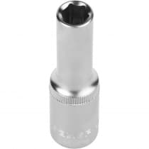 Торцовая головка ЗУБР 1/2", 10 мм, Cr-V сталь, хромированная 27726-10