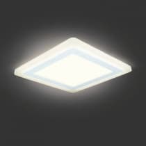 Встраиваемый светильник Gauss Backlight BL124 белый 12+4W Led 3000K