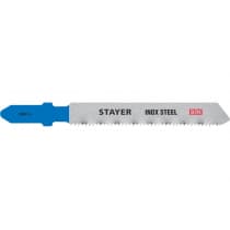 Полотна Stayer, t118af, для эл/лобзика, bi-metall, по металлу (1,5-3мм), t-хвост., шаг 1,4мм, 50мм, 2шт 15994-1.4_z02