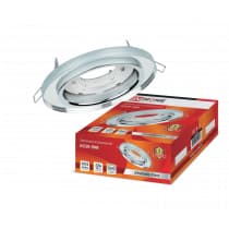 Светильник встраиваемый GX53R-RMR-glass под лампу GX53 КРУГ СТЕКЛО 230B зеркальный IN HOME 4690612014081