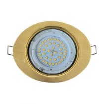 Встраиваемый светильник Ecola GX53 FT3238 золото FG53ELECB