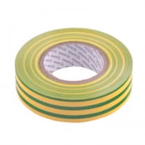 Изолента ПВХ, 19 мм х 20 м, желто-зеленая, 150 мкм Matrix 88783