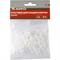 Крестики, 1,0 мм, для кладки плитки, 100 шт Matrix 88082